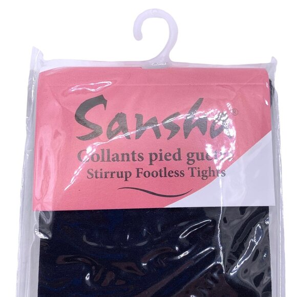 New Sansha Stirrup Black Child’s M/L Tights Pack of 3, T91 Dance Jazz Lyrical - Picture 9 of 10